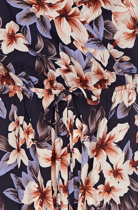 Mela Navy Floral Jumpsuit