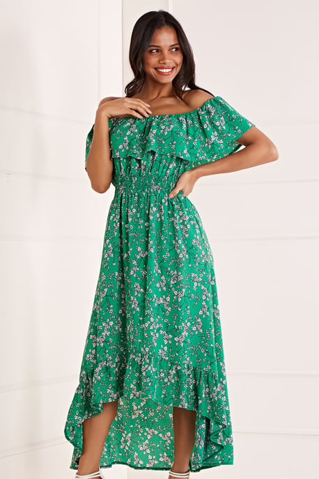 Bardot High Low Maxi Dress