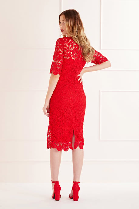 Lace Midi Dress