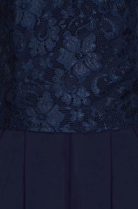 Lace Top Overlay Jumpsuit