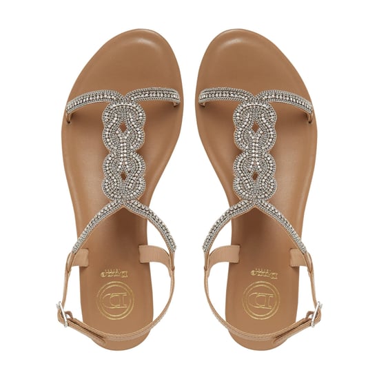 Dune Ladies NETTYS Embellished T-Bar Sandals