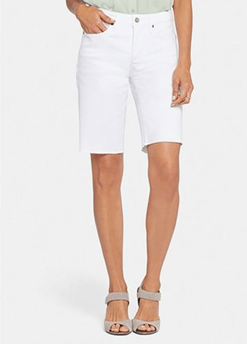 Boyfriend Short White Premium Denim