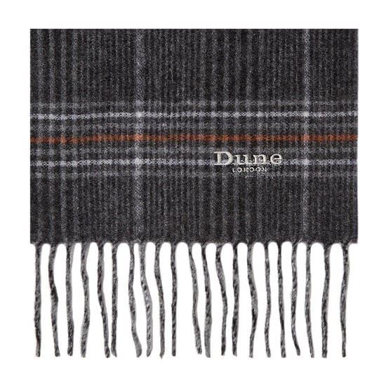Dune Mens OLIVIS Check Print Scarf