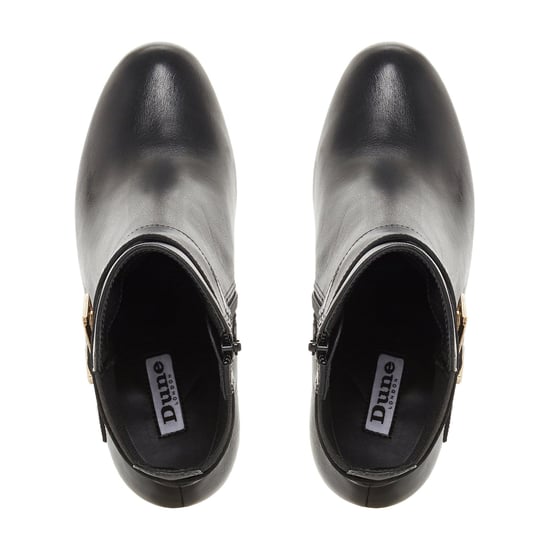 Dune Ladies ORRION Buckle Block Heel Boots