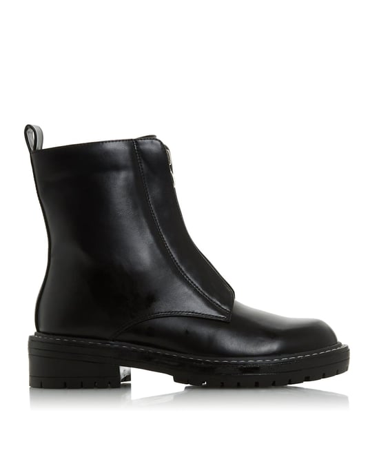 Head Over Heels by Dune Ladies PEPA Zip Detail Biker Boots