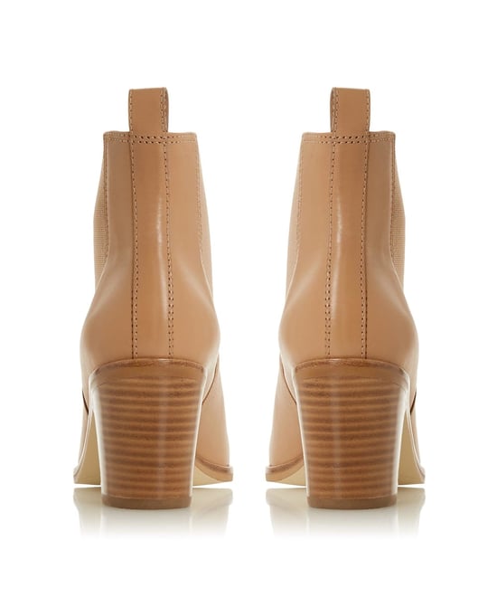 Dune Ladies PERMIT Block Heel Pointed Chelsea Boots