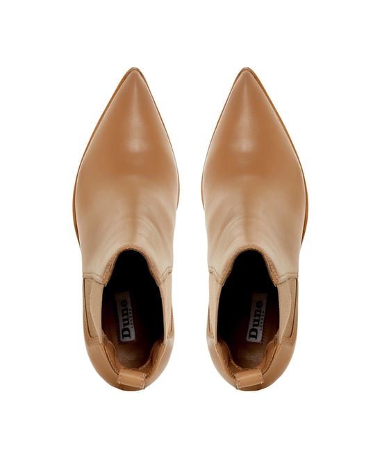 Dune Ladies PERMIT Block Heel Pointed Chelsea Boots