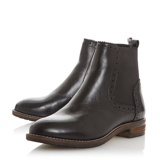 Dune Ladies QUANT Punch Detail Chelsea Ankle Boots - Image 3