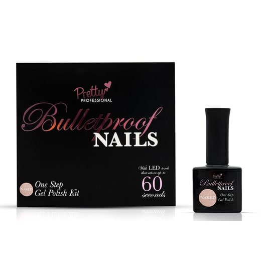 Pretty Professional Bulletproof Nails Gel Polish Kit Naked