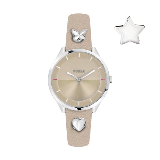 Furla Pin Beige Dial Ladies Watch R4251102540 - Image 1