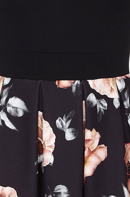 Two Tone High Low Sleeveless Dress