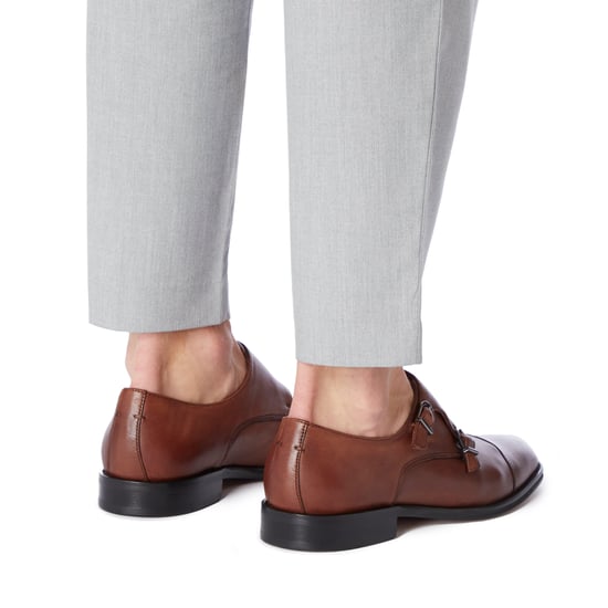 Bertie Mens SEATTLE Double Monk Toecap Shoes
