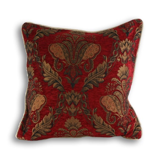 Shiraz Poly Cushion 58X58 Burg