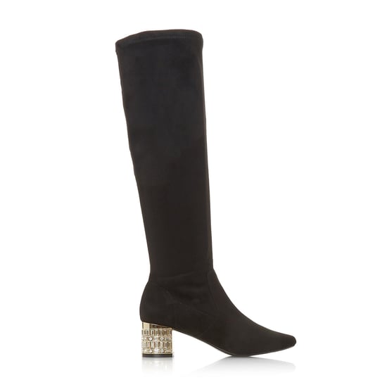 Dune Ladies STARRIE Jewel Embellished Knee High Boots