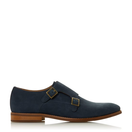 Dune Mens STOWMARKET Double Buckle Monk Shoes