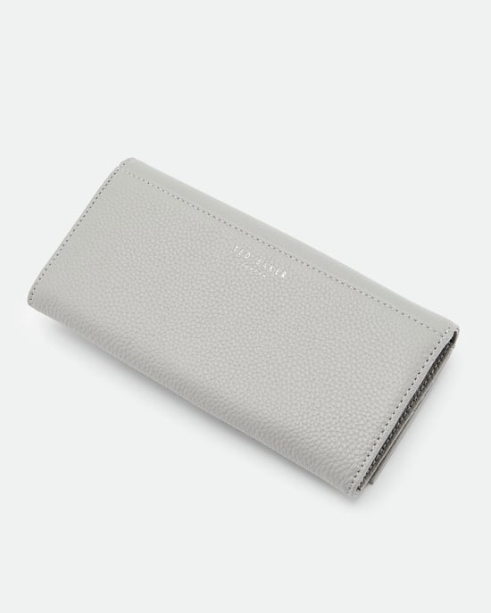 Ted Baker Sylivi Padlock Clasp Matinee Purse in Grey - Image 3