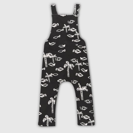 Fish Print Dungarees
