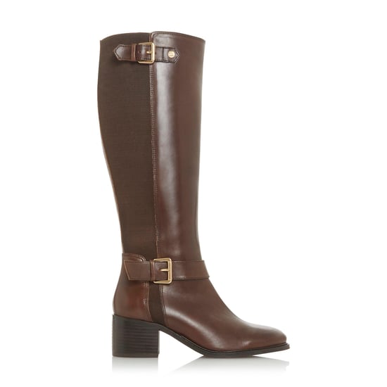 Dune Ladies TILDAA Block Heel Knee High Boots