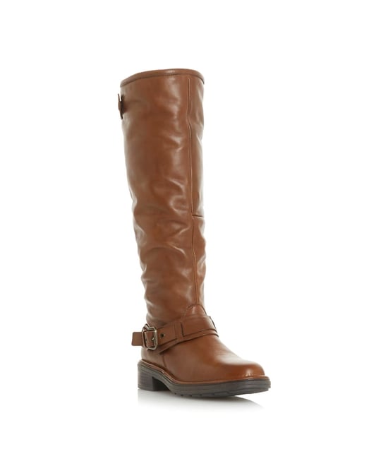 Dune Ladies TORLIE Ruched Knee High Boots