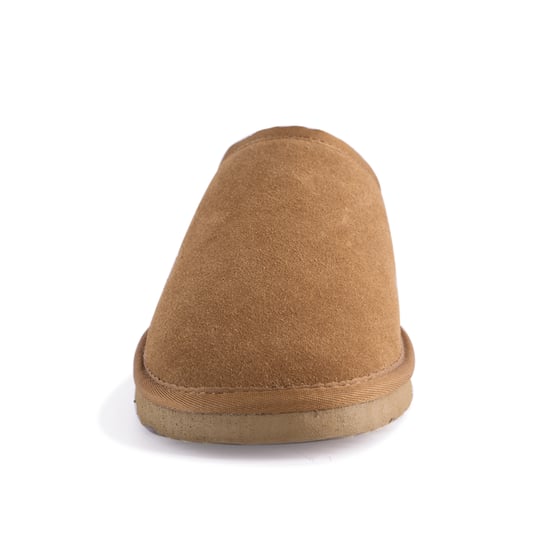 Aus Wooli "Manly" Australia Sheepskin Wool Slippers, Tan