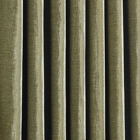 Wellesley Velvet Feel Eyelet Curtains in Mocha - Image 4