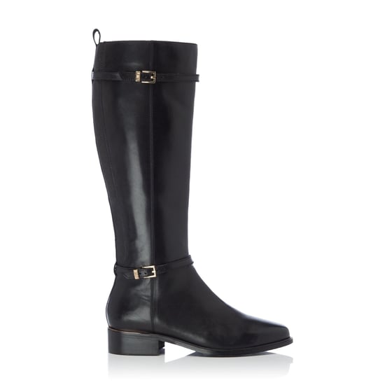 Dune Ladies WF TOP Wide Fit Double Buckle Knee High Boots