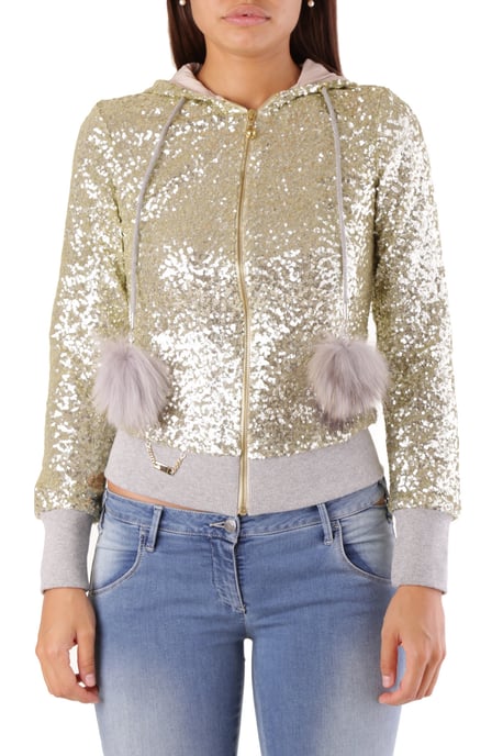 Met Women's Sweatshirt In Gold