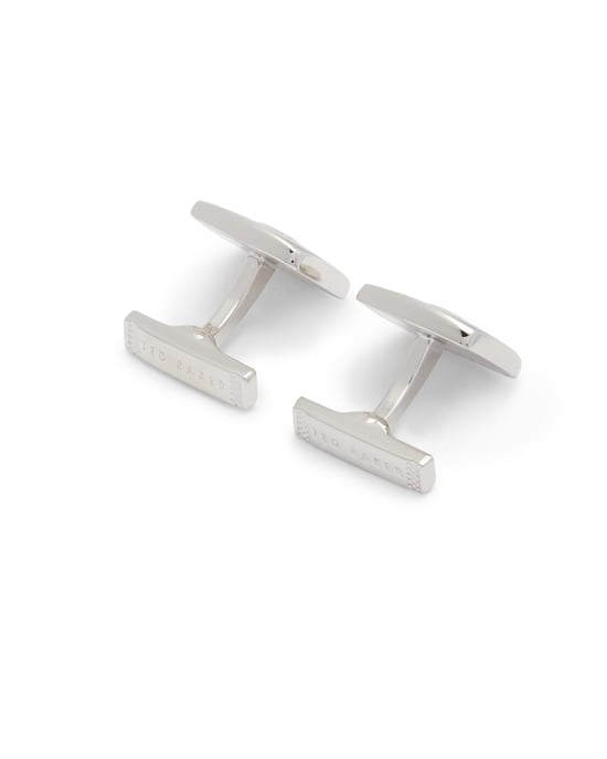 Ted Baker Minam Engine Enamel Cufflinks, Grey