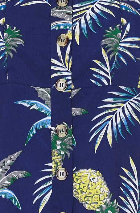 Pineapple Print Top