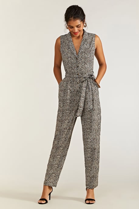 Leopard Print Jumpsuit