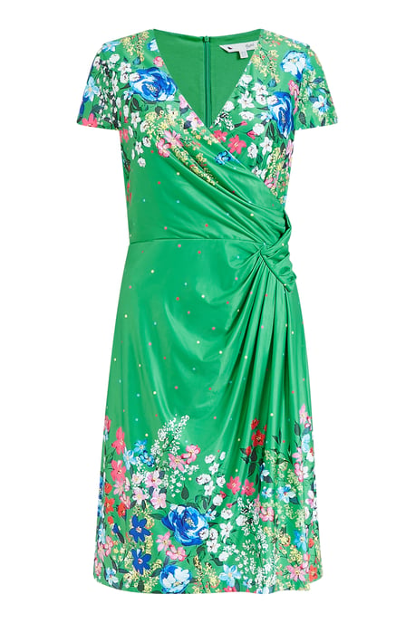 Yumi Green Cluster Floral Placement Tunic - Image 3