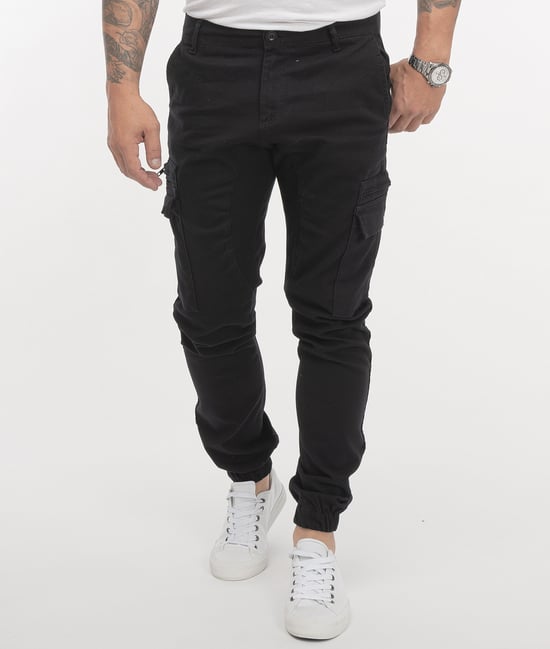 Rock Creek Cargohose Schwarz