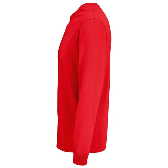 SOLS Unisex Adult Pioneer Organic Cotton T-shirt met lange mouwen (Helder rood) - Image 2