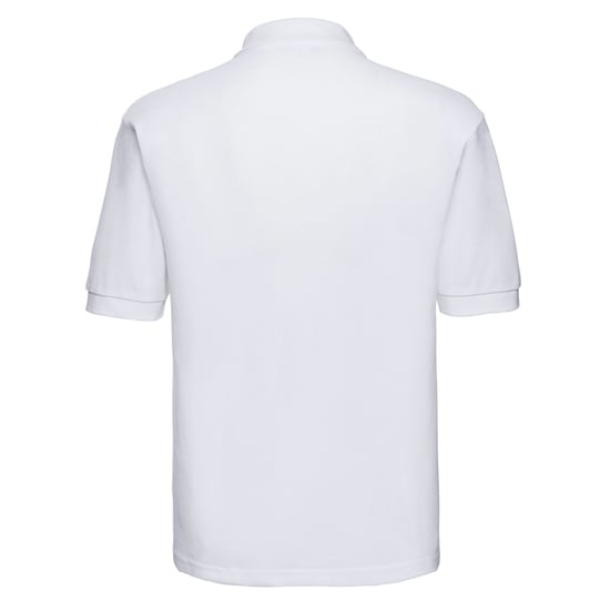 Russell Heren Polycotton Pique Poloshirt (Wit) - Image 2