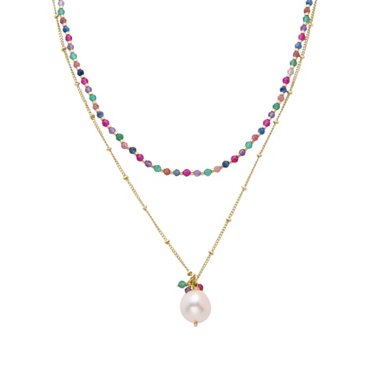 Luxenter Zain-halsband med 18k guldfinish - Image 1