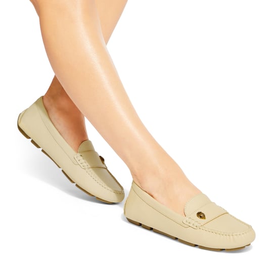 Kurt Geiger London Leather Eagle Driver Loafers
