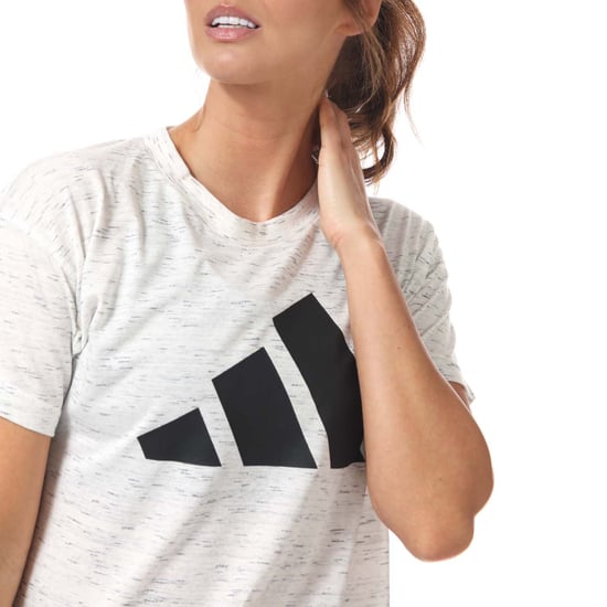 Women's adidas Sport Inspired Winners 2.0 T-Shirt in White Marl - Image 5