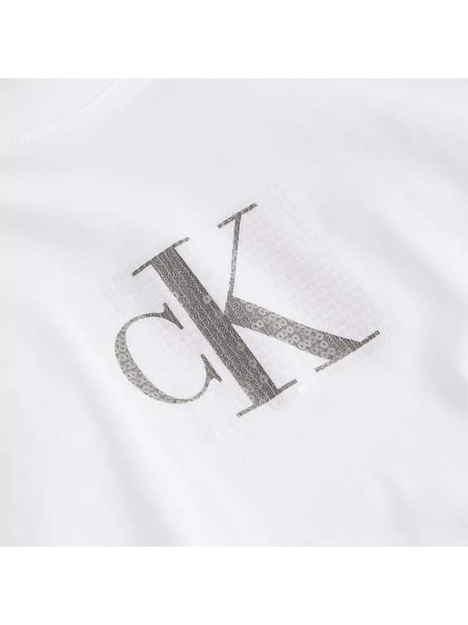 Calvin Klein dames T-shirt met monogram - Image 2