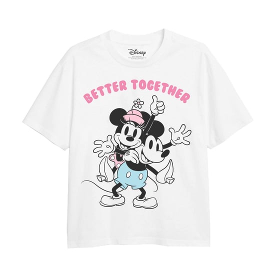Disney Girls Better Together Mickey & Minnie Mouse T-Shirt (White)
