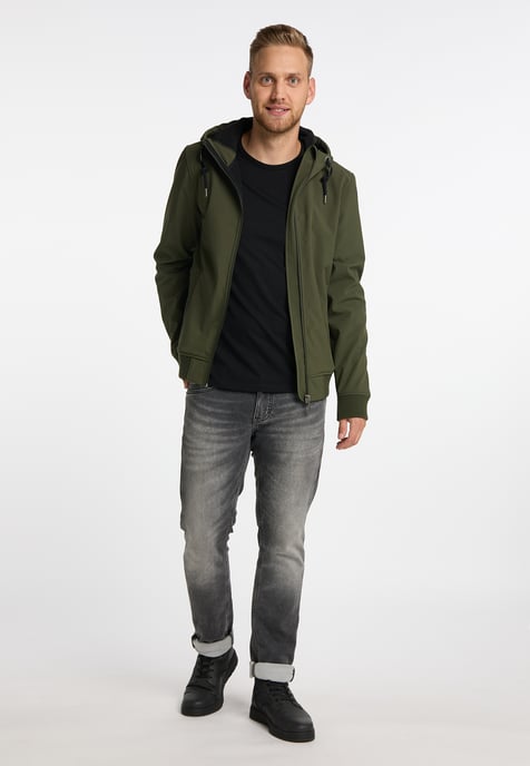 Mo softshell blouson Men dark olive - Image 4