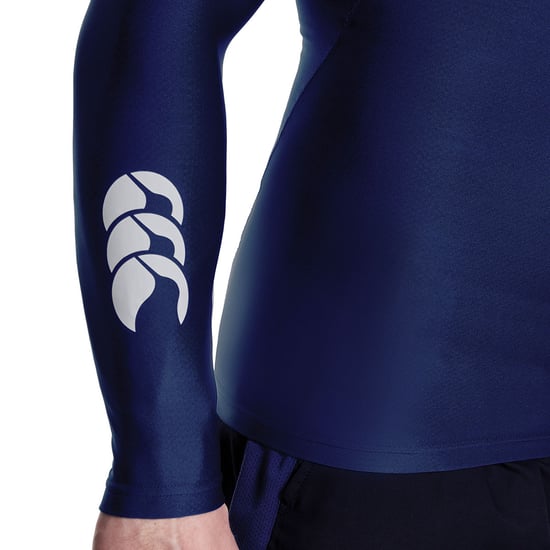 Canterbury Mens ThermoReg Long Sleeve Base Layer Top (Navy)