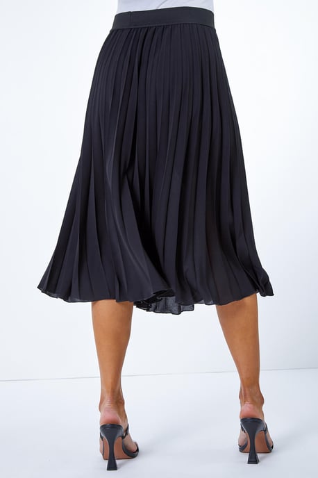 Pleated Midi Skirt