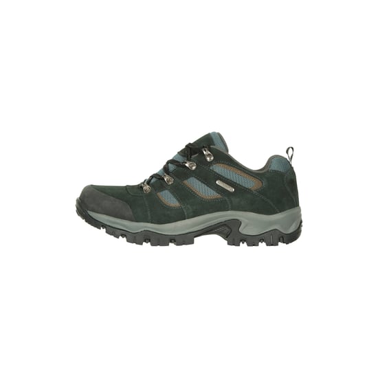 Mountain Warehouse Mens Voyage Suede Waterproof Walking Shoes (Black) - Image 3