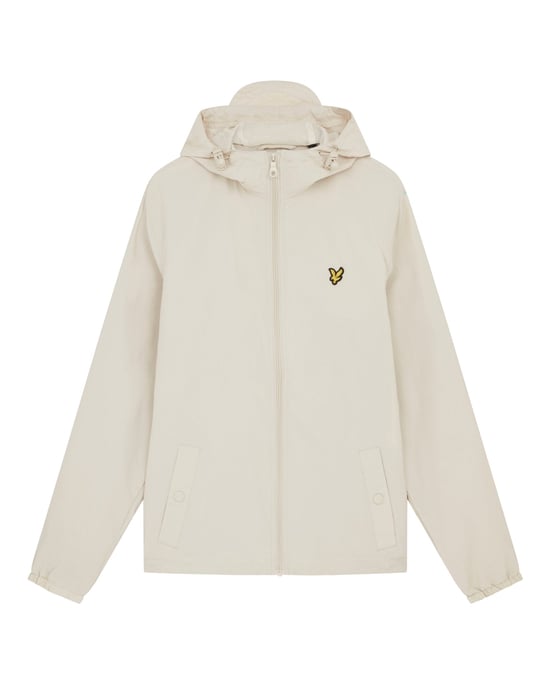 Mens Zip Through Hooded Jacket in Cove - Image 5