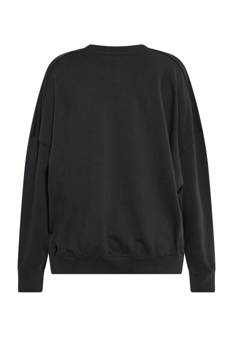 Mymo Sweatshirt Dames zwart - Image 4