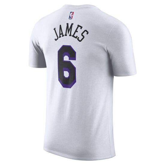 Nike NBA LA Lakers 6 James Lebron Kids City Edition N&N T-Shirt - Image 1