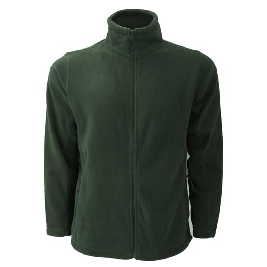 Russell Heren Full Zip Outdoor Fleece Jacket (Fles groen) - Image 1