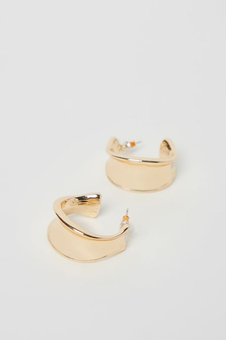 Textured Hoop Earrings