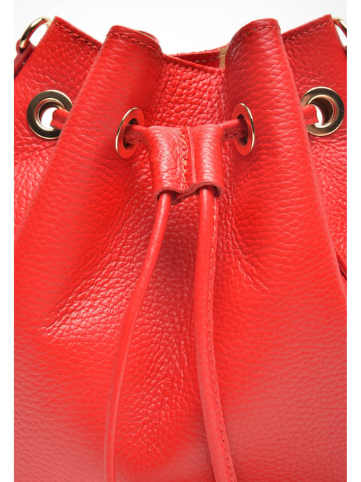 Carla Ferreri SS22 CF 1400 Red Leather Bag - Image 3