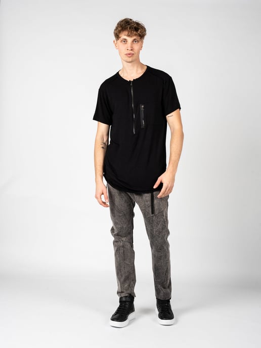 La Haine Inside Us Trousers LM048 Men's Grey - Image 2